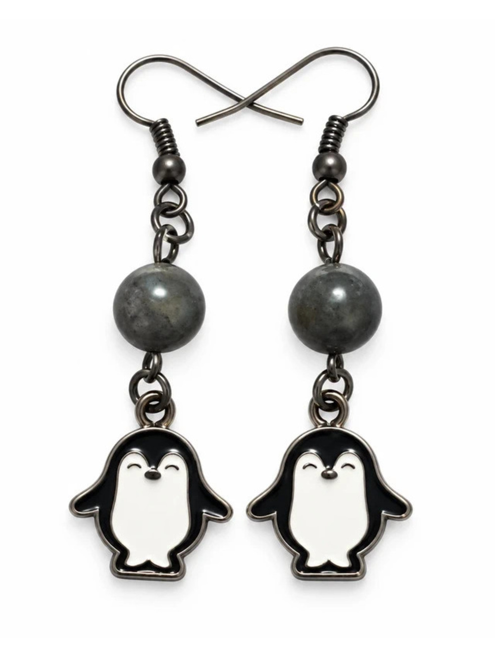 Penguin Dangle Earrings